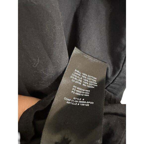 Babaton Savile Poplin mini halter black dress size Medium - Picture 5 of 6